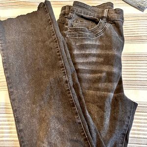 Vintage bell bottom / boot cut black jeans